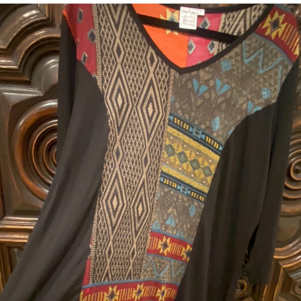 Parsley & Sage Blouse 2X Great Fall Colors. Never worn, NWOT